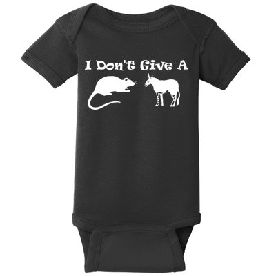 Who Gives A Rats Ass Baby Bodysuit