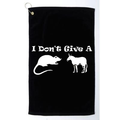 Who Gives A Rats Ass Platinum Collection Golf Towel