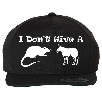 Who Gives A Rats Ass Wool Snapback Cap