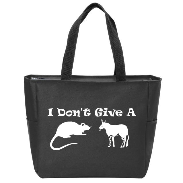 Who Gives A Rats Ass Zip Tote Bag