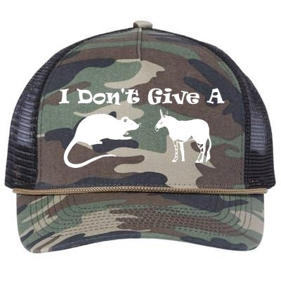 Who Gives A Rats Ass Retro Rope Trucker Hat Cap