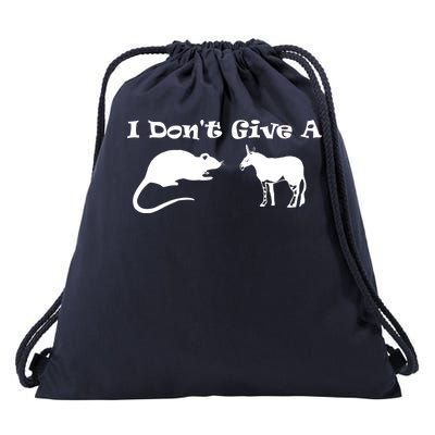 Who Gives A Rats Ass Drawstring Bag