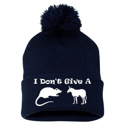 Who Gives A Rats Ass Pom Pom 12in Knit Beanie