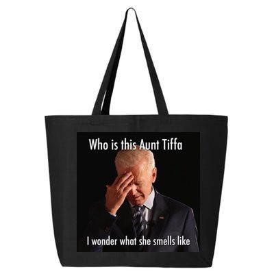Who is Aunt Tiffa Joe Biden Funny Meme 25L Jumbo Tote