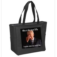 Who is Aunt Tiffa Joe Biden Funny Meme Zip Tote Bag