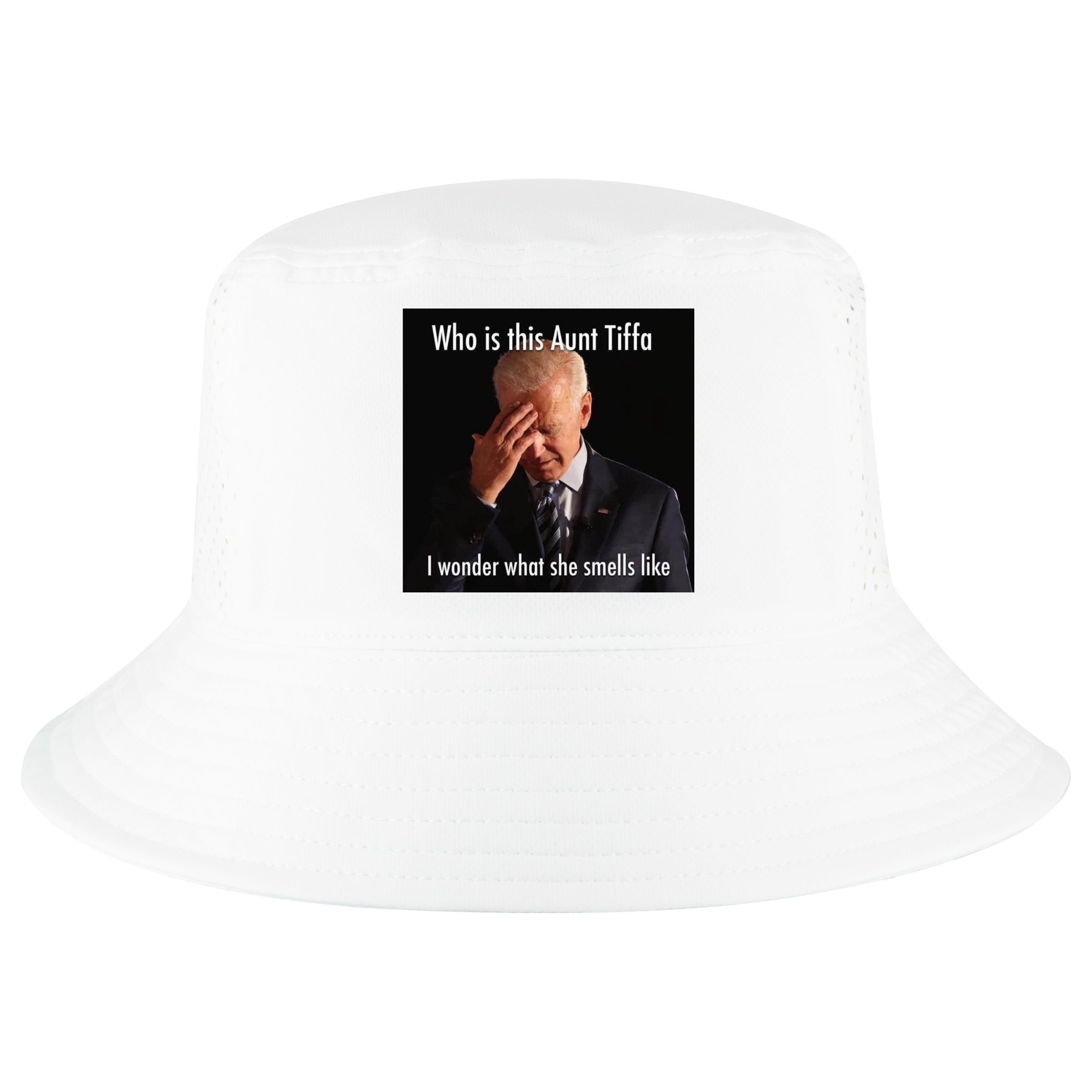 Who is Aunt Tiffa Joe Biden Funny Meme Cool Comfort Performance Bucket Hat