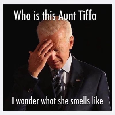 Who is Aunt Tiffa Joe Biden Funny Meme T-Shirt