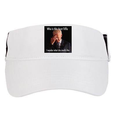 Who is Aunt Tiffa Joe Biden Funny Meme Adult Drive Performance Visor