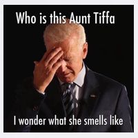 Who is Aunt Tiffa Joe Biden Funny Meme Flatbill Hat