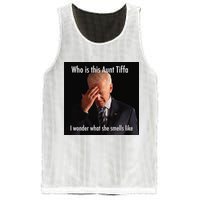 Who is Aunt Tiffa Joe Biden Funny Meme Mesh Reversible Basketball Jersey Tank