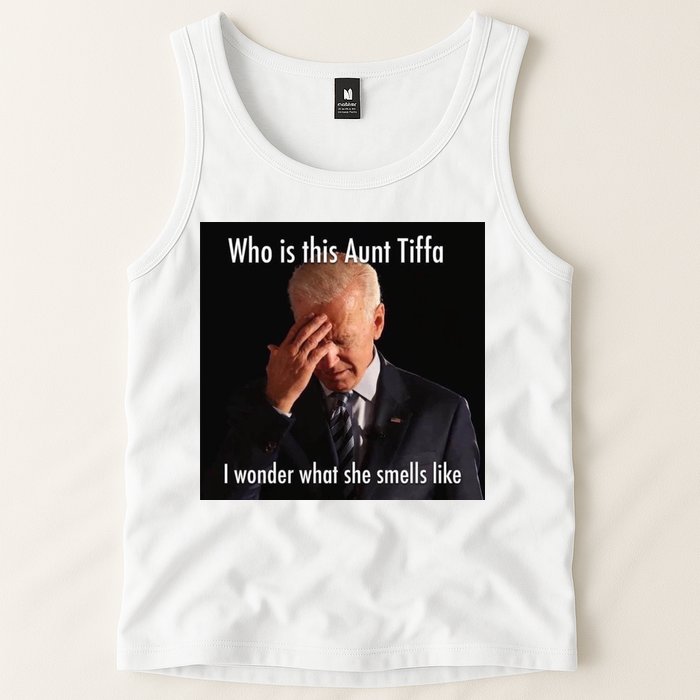 Who is Aunt Tiffa Joe Biden Funny Meme Tank Top