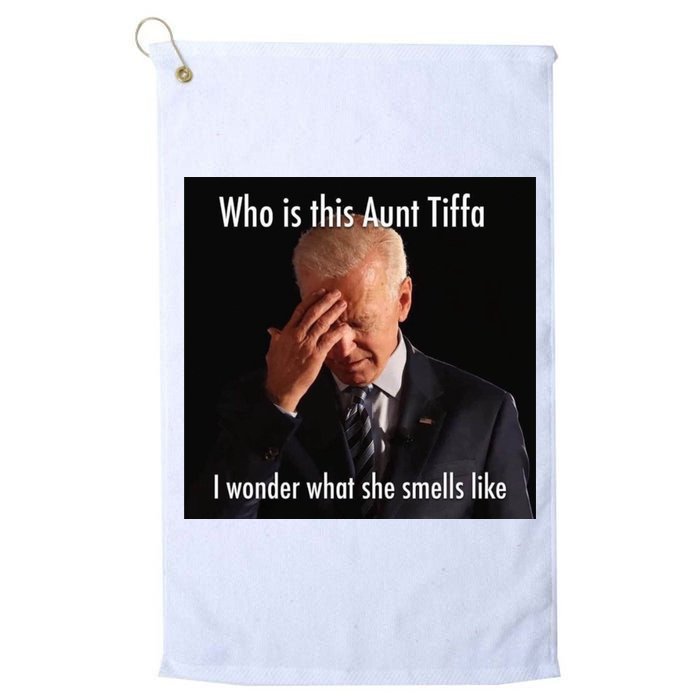 Who is Aunt Tiffa Joe Biden Funny Meme Golf Towel