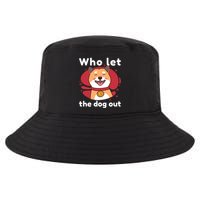 Who Let The Dog Out Dogecoin Cool Comfort Performance Bucket Hat