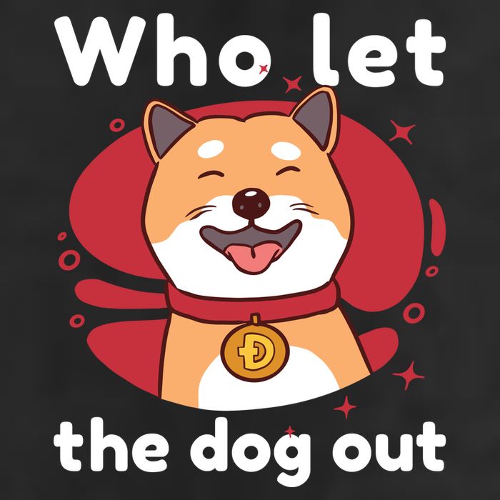 Who Let The Dog Out Dogecoin Cool Comfort Performance Bucket Hat