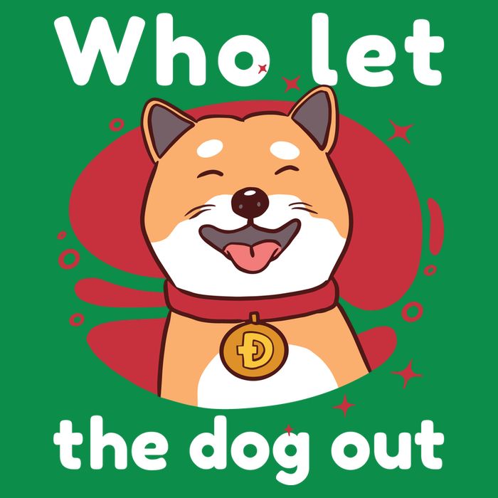 Who Let The Dog Out Dogecoin Sweatshirt
