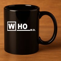 Who M.D. 11oz C Handle Ceramic Mug