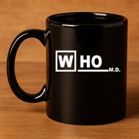 Who M.D. 11oz C Handle Ceramic Mug