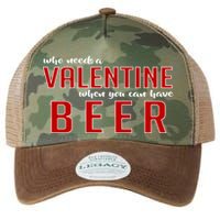 Who Needs A Valentine When You Can Have Beer Legacy Tie Dye Trucker Hat