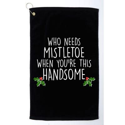 Who Needs Mistletoe When You're This Handsome Golf Towel