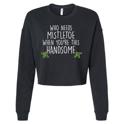 Who Needs Mistletoe When You're This Handsome Cropped Pullover Crew