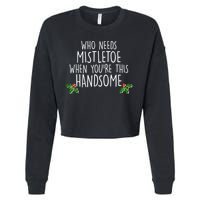 Who Needs Mistletoe When You're This Handsome Cropped Pullover Crew