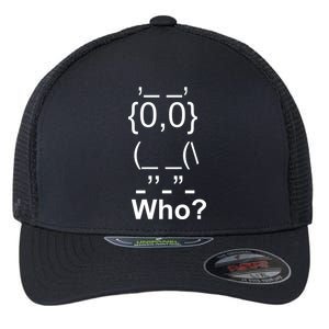 Who Owl Flexfit Unipanel Trucker Cap