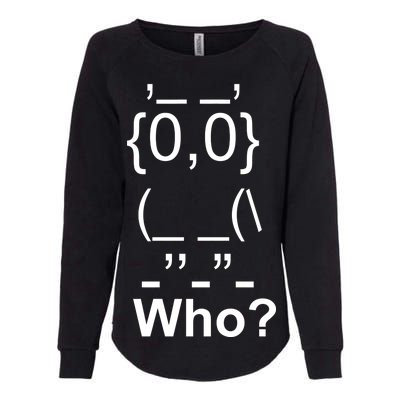 Who Owl Womens California Wash Sweatshirt