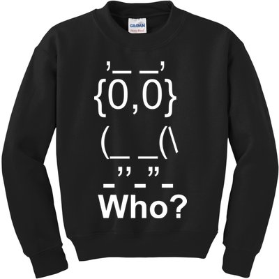 Who Owl Kids Sweatshirt