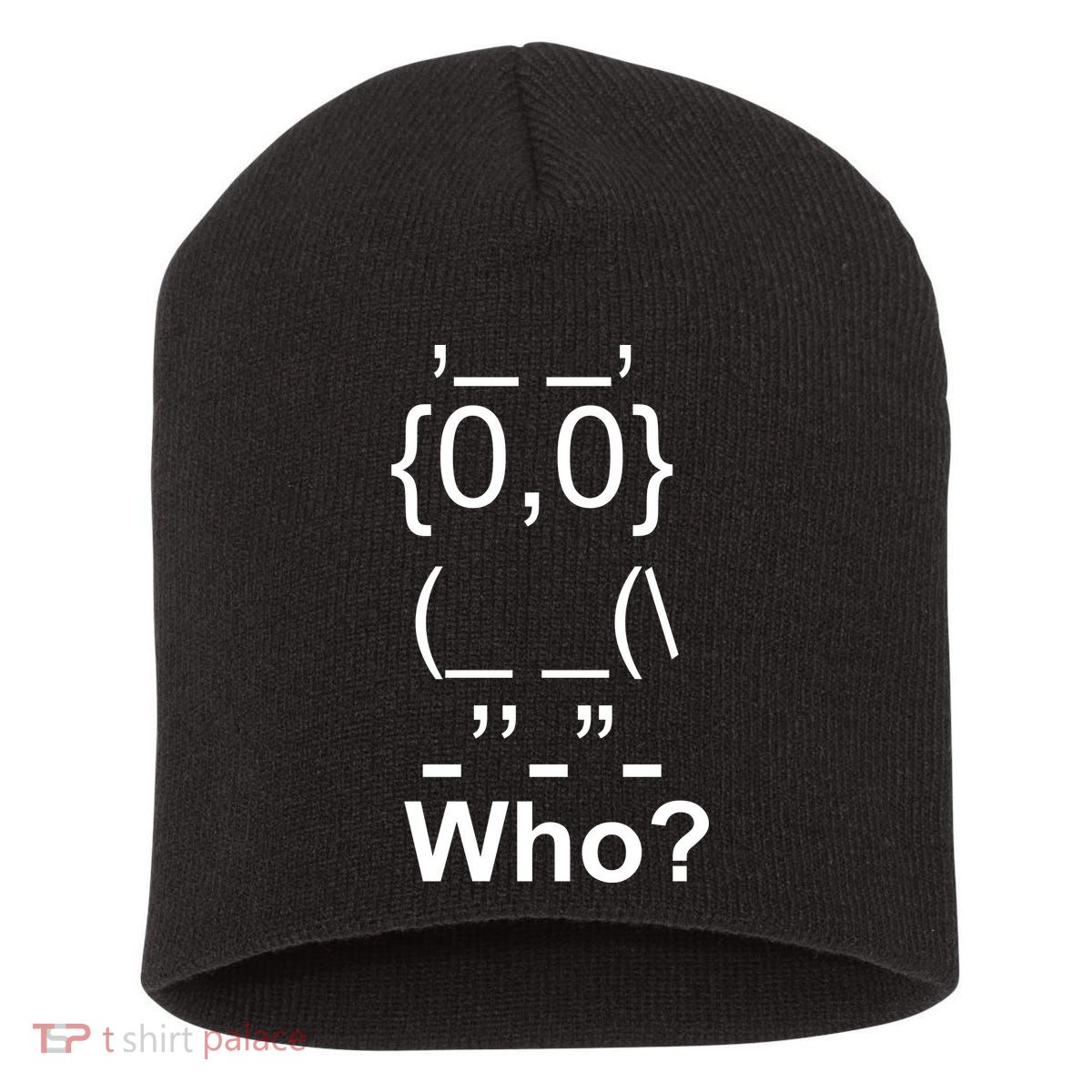 Who Owl Short Acrylic Beanie