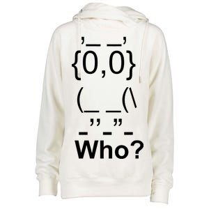 Who Owl Womens Funnel Neck Pullover Hood