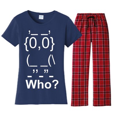 Who Owl Women's Flannel Pajama Set