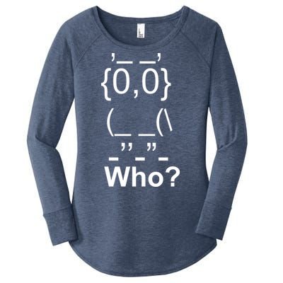 Who Owl Women's Perfect Tri Tunic Long Sleeve Shirt