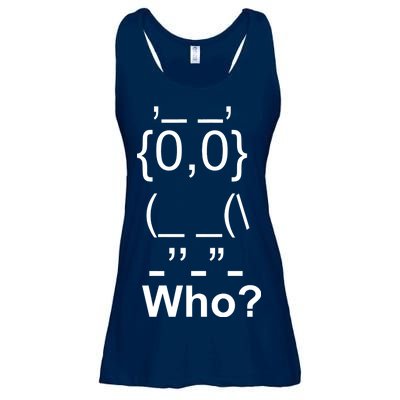 Who Owl Ladies Essential Flowy Tank