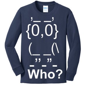 Who Owl Kids Long Sleeve Shirt