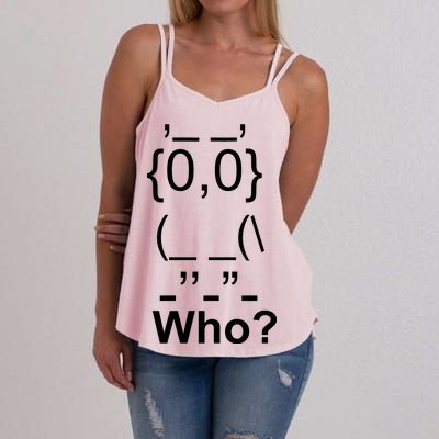 Who Owl Women's Strappy Tank