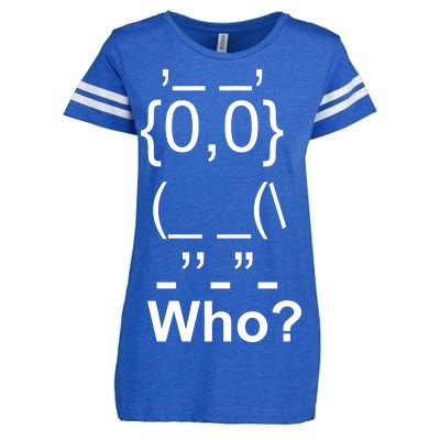 Who Owl Enza Ladies Jersey Football T-Shirt