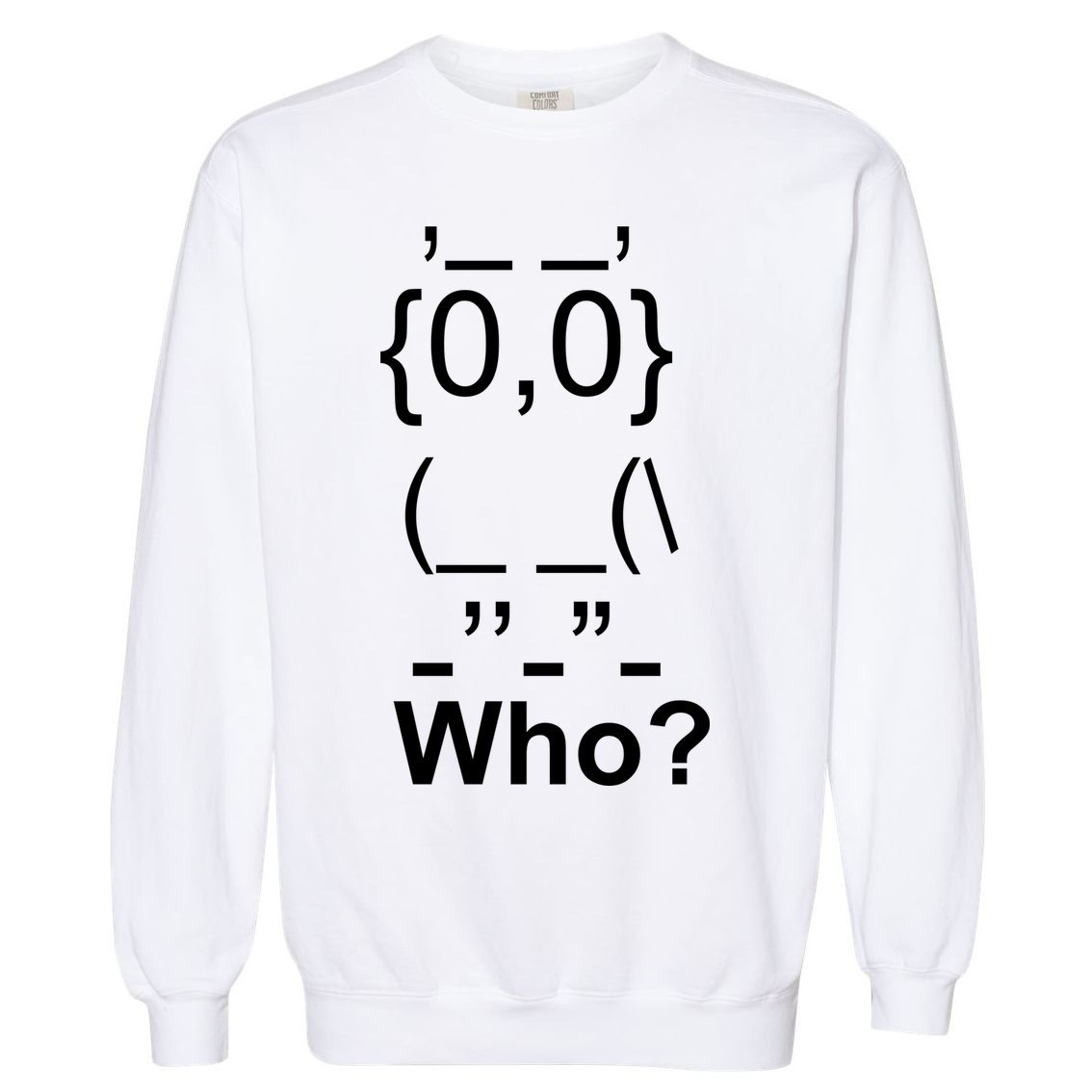 Who Owl Garment-Dyed Sweatshirt