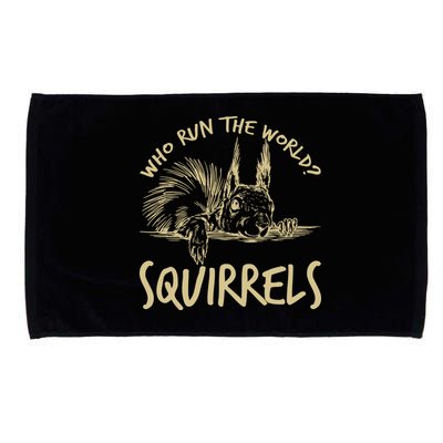  Who Run The World Squirrels Microfiber Hand Towel