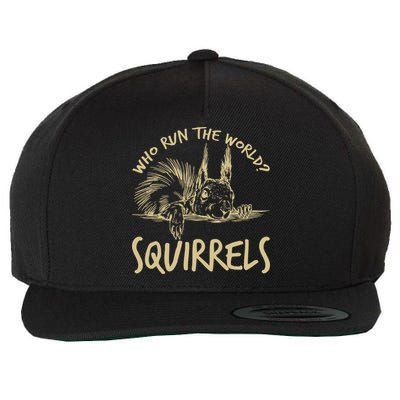  Who Run The World Squirrels Wool Snapback Cap