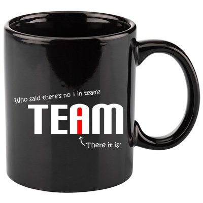 Who Said There's No I I Team 11oz C Handle Ceramic Mug