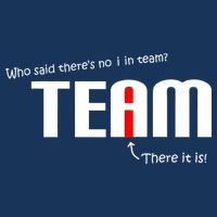Who Said There's No I I Team Drawstring Bag