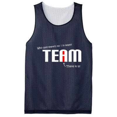 Who Said There's No I I Team Mesh Reversible Basketball Jersey Tank