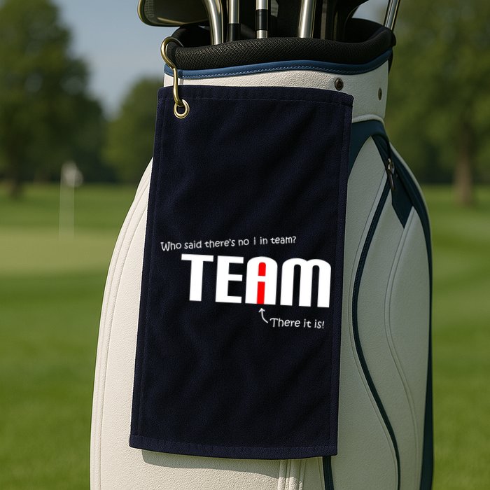 Who Said There's No I I Team Golf Towel