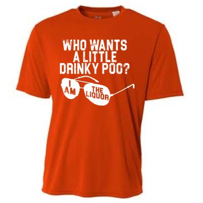 Who Wants A Little Drinky Poo  Cooling Performance Crew T-Shirt