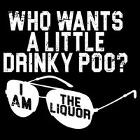 Who Wants A Little Drinky Poo  Drawstring Bag