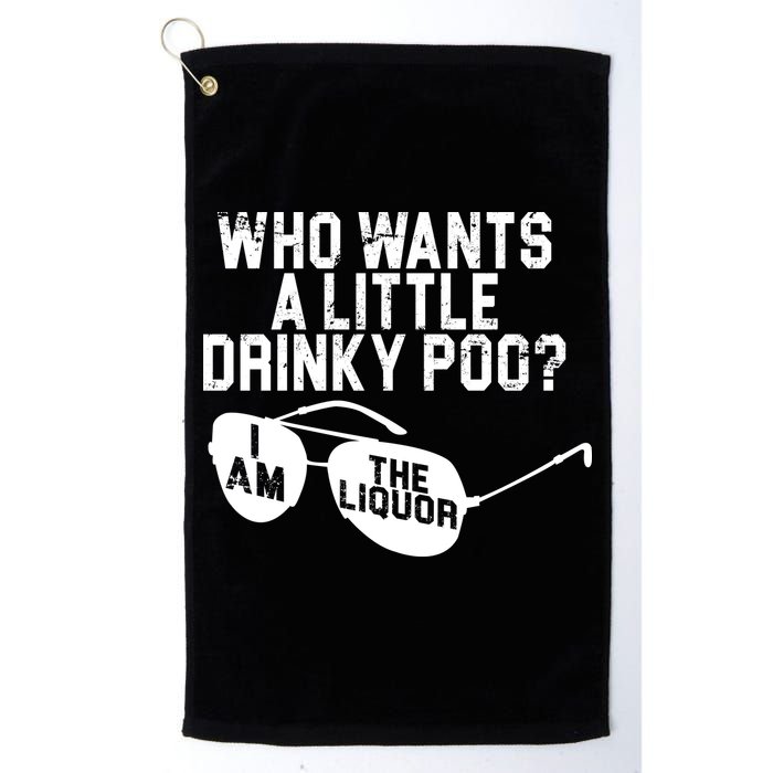 Who Wants A Little Drinky Poo  Golf Towel