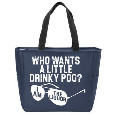 Who Wants A Little Drinky Poo  Zip Tote Bag