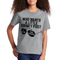 Who Wants A Little Drinky Poo  Kids T-Shirt