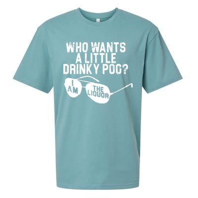 Who Wants A Little Drinky Poo  Sueded Cloud Jersey T-Shirt