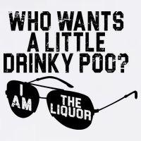 Who Wants A Little Drinky Poo  Garment-Dyed Sweatshirt